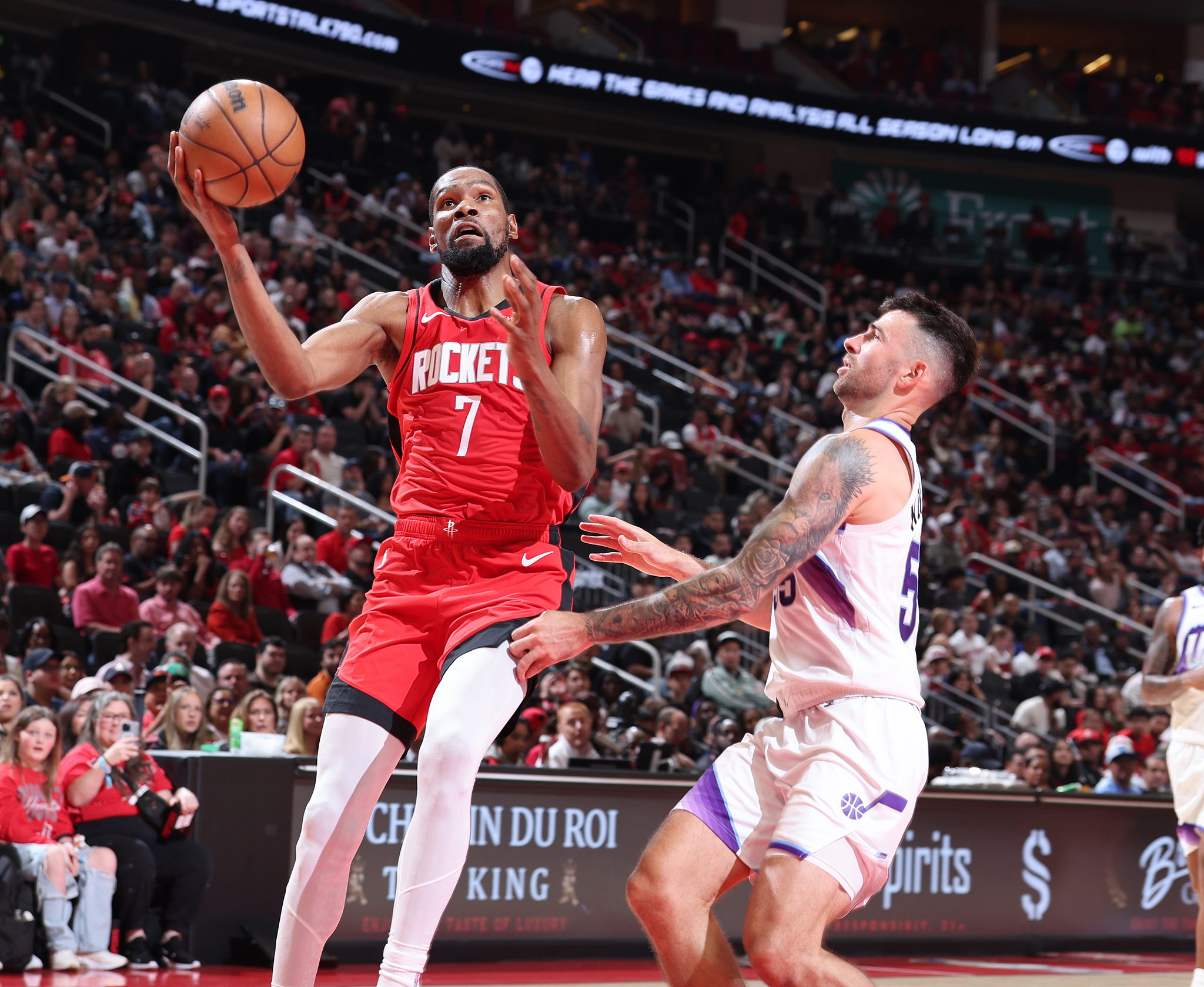 开云-杜兰特25+6科威27+11 火箭大胜爵士豪取五连胜