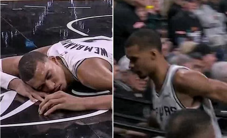 马刺官宣：文班亚马脸部重摔地板 触发脑震荡保护协议提前退赛